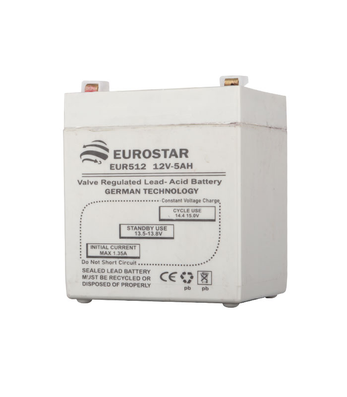 خرید آنلاین باتری 12ولت5 آمپر برند EUROSTAR