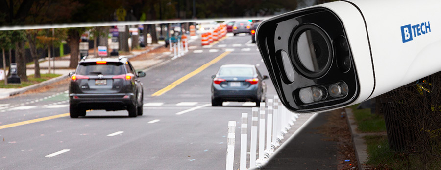 کاربرد دوربین مداربسته بیتک در خیابان